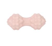 Peanut Massage Ball Double Lacrosse Massage Ball Roller Multi Directional Ergonomic Soft TPR Material for Muscle Relaxation and Stress Relief 12.5 x 5cm (Pink)