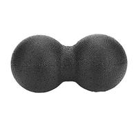 Peanut Massage Ball, Epp Yoga Foam Trigger Point Roller Massage Ball Stretcher Set Point Body Stress Relief Tool for Daily Physical Yoga Therapy (Black 16x 8cm doube Balls)