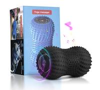 Peanut Multifunction Vibrating Massage Ball with Four Gears and Two Modes, 2 in 1 Bluetooth Speaker and Massage Ball for Buttocks, Hands, Legs and More