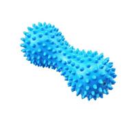 Peanut Shape Spike Ball Acupressure Massage Gripper Nail Point Fascia Yoga Exercise Deflatable Hedgehog(Light Blue)