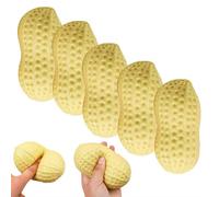 Peanut Squishies, Realistic Peanut Stress Balls Fidget Toys Adults, Slow Rising Scented Fruit Squeeze Balls for Anxiety Relief, Sensory Hand Toy for Party Favors Easter Basket Stuffers Gift Bags
