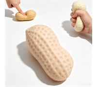 Peanut Squishy Fidget Toys, Soft Squeeze Stress Relief Balls, Decompression Pinching Toys, Cute Peanut Shape Slow Rising Sensory Toy for Anxiety Relief, Easter Party Favors Gifts for Kids and Adults