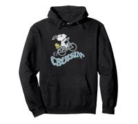 Peanuts Beach Vibes Snoopy Woodstock Cruisin Retro 90s Pullover Hoodie