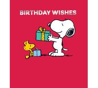 PEANUTS BIRTHDAY CARD, BIRTHDAY WISHES PEANUTS CARD, SNOOPY