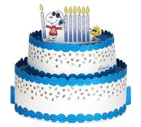 Peanuts Birthday Card, Pop-Up Cake Design with Snoopy and Woodstock, Festive Celebration Theme