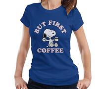 Peanuts But First Coffee Snoopy Women's T-Shirt