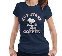 Peanuts But First Coffee Snoopy Women's T-Shirt