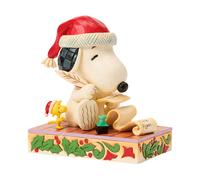 Peanuts by Jim Shore Dear Santa Snoopy & Woodstock with List Christmas Figurine