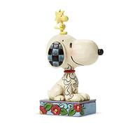 Peanuts by Jim Shore Snoopy Personality Pose Figurine, 7.62 x 5.08 x 12.7 cm (L x W x H)