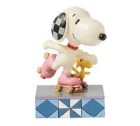Enesco Peanuts By Jim Shore Snoopy and Woodstock Roller Skating Figurine