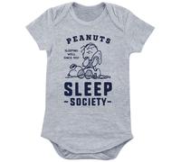 Peanuts Charlie Brown and Snoopy - Sleep Society Body mottled grey 7-12 Month
