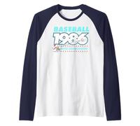 Peanuts Charlie Brown Baseball Team Epic 86 Sports Game Hero Raglan Baseball Tee