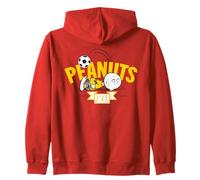 Peanuts Charlie Brown Football World Championship Team Retro Zip Hoodie
