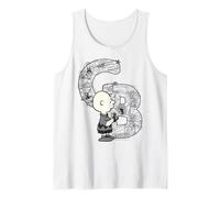 Peanuts Charlie Brown Globetrotter Adventure Holiday Tourist Tank Top