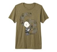 Peanuts Charlie Brown Globetrotter Adventure Tourist Holiday Premium T-Shirt