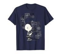 Peanuts Charlie Brown Globetrotter Adventure Tourist Holiday T-Shirt