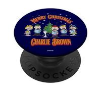 Peanuts Charlie Brown Merry Christmas Carol PopSockets Adhesive PopGrip