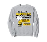 Peanuts - Charlie Brown Secret To Happiness Sweatshirt