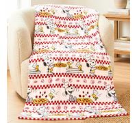Peanuts® Chef Snoopy Pizza Throw, Super Soft Plush Cozy Throw Blanket, 70 in x 50 in, (Officially Licensed Product) by Franco Collectibles®