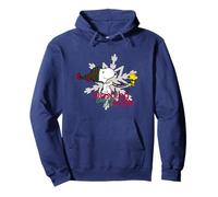Peanuts Christmas Snoopy Woodstock Dashing Through The Snow Pullover Hoodie