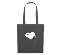 Peanuts Design With Happy Snoopy In A Pocket Tote Bag