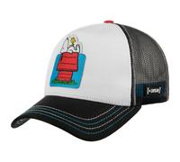 Capslab Snoopy The Peanuts White Black Trucker Cap
