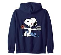 Peanuts - Donut Coffee Snoopy Zip Hoodie