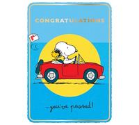 Peanuts Driving Test Card, Congratualtions You've Passed Driving Test Card