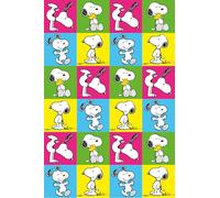 Peanuts Everyday Wrapping Paper Roll - 3 Metres Long Official Snoopy & Friends Gift Wrap - Perfect for Birthdays, Celebrations & Special Occasions