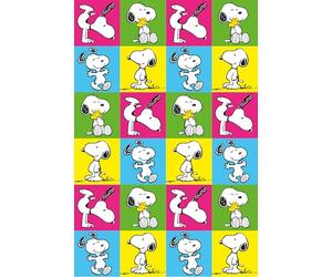 Peanuts Everyday Wrapping Paper Roll - 3 Metres Long Official Snoopy & Friends Gift Wrap - Perfect for Birthdays, Celebrations & Special Occasions