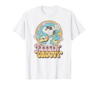 Peanuts - Feelin' Groovy Snoopy and Woodstock T-Shirt