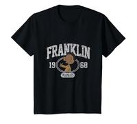 Peanuts - Franklin Collegiate1968 T-Shirt, Youth, Black, 2T