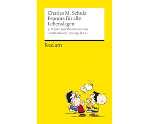 Peanuts für alle Lebenslagen. 52 Karten mit Weisheiten von Charlie Brown, Snoopy & Co.: Handliche Kartenbox mit 52 Karten | Die besten Lebensweisheiten der Peanuts
