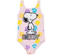Peanuts Girl's 1 Piece Swimming Costume | Pink | Official Merch | Size: 18-24 m Peanuts Pink 18-24 m