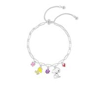 Peanuts Girls Snoopy Friendship Adjustable Charm Bracelet