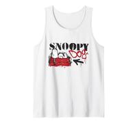 Peanuts Graffiti Snoopy Dog House Cool 90s Urban Art Street Tank Top