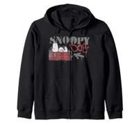Peanuts Graffiti Snoopy Dog House Cool 90s Urban Stencil Art Zip Hoodie