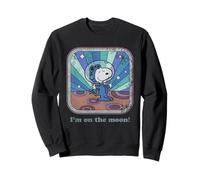 Peanuts Groovy Vibes Snoopy Astronaut Moon Vintage Space Sweatshirt