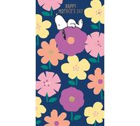 Peanuts Happy Mother's Day Card, Snoopy Floral Design Happy Mothers Day Mum