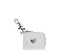 Peanuts Heart Lace Mini Cracked Leather Zipper Wallet ONE SIZE