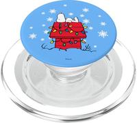 Peanuts Holiday Snoopy Dog House Lights PopSockets PopGrip for MagSafe