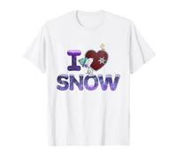Peanuts I Love Snow Woodstock Snoopy Xmas Classic Holiday T-Shirt