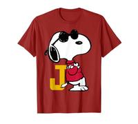 Peanuts Joe Cool Snoopy Retro Sports Classic Baseball Logo T-Shirt