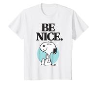 Peanuts Kids Snoopy Be Happy Friendly Beagle Dog Retro Lover T-Shirt
