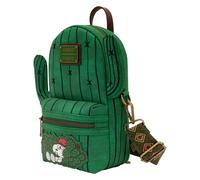 Loungefly Peanuts: Spike - Desert Cactus - Burlap Sling Crossbody Bag with Jacquard Strap - Collectible Bags