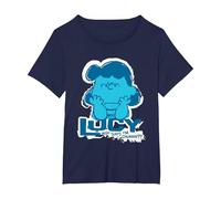 Peanuts Lucy Van Pelt Who Says Im Crabby T-Shirt, Women's Plus, Navy Blue, 6X