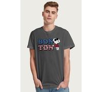 Peanuts Men's Boston Snoopy Joe Cool T-Shirt in Charcoal | Size: 2XL Peanuts Charcoal 2XL