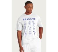 Peanuts Men's Character Sketches T-Shirt in White | Size: Small Peanuts White S