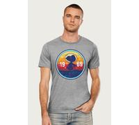 Peanuts Men's Snoopy 1969 Moon Land ing T-Shirt in Mid Grey | Size: 2XL Peanuts Mid Grey 2XL