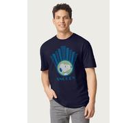 Peanuts Men's Snoopy Art Deco Style T-Shirt in Navy | Size: XL Peanuts Navy XL